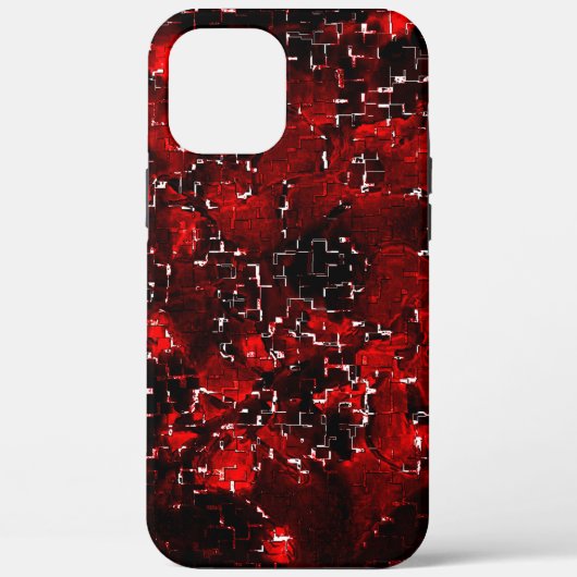 Gemengd van showy en roestige rode bloemblaadjes o Case-Mate iPhone case (Achterkant)