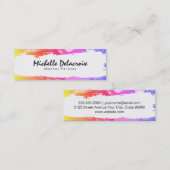 Gemengd verf | Vibrant II Mini Visitekaartje (Voorkant / Achterkant)