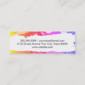 Gemengd verf | Vibrant II Mini Visitekaartje (Achterkant)