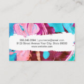 Gemengd verf | Vibrant II Visitekaartje (Achterkant)