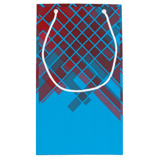 Gemengd warm patroon klein cadeauzakje (Achterkant)