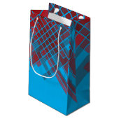 Gemengd warm patroon klein cadeauzakje (Achterkant Gekanteld)