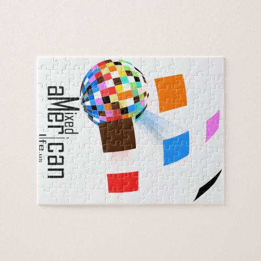 Gemengde Amerikaanse levens Legpuzzel (Horizontaal)