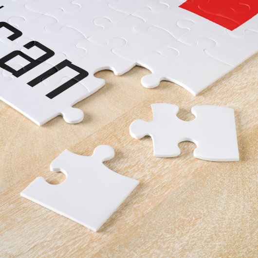 Gemengde Amerikaanse levens Legpuzzel (Zijkant)