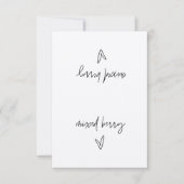 Gemengde Berry Food Label Tent Kaart (Voorkant)