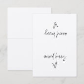 Gemengde Berry Food Label Tent Kaart (Voorkant / Achterkant)