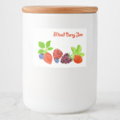 Gemengde Berry Jam Canning Label Voedselcontainer Etiket (Voorkant)
