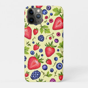 Gemengde Berry Naadloos Patroon Case-Mate iPhone Case