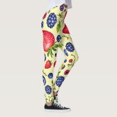Gemengde Berry Naadloos Patroon Leggings (Rechts)