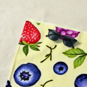 Gemengde Berry Naadloos Patroon Strandlaken (In situ)