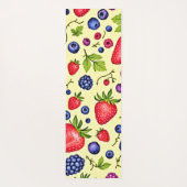 Gemengde Berry Naadloos Patroon Yogamat (Achterkant)