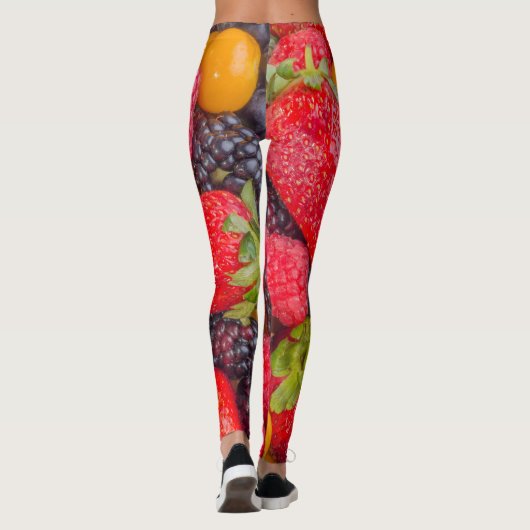 Gemengde bessen leggings (Achterkant)
