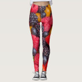 Gemengde bessen leggings (Voorkant)