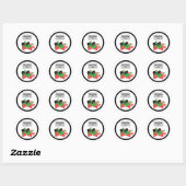 Gemengde-bessenjam Klassieke Ronde Sticker (Vel)