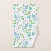 Gemengde Blauwgroen, groene Waterverf verliest pat Bad Handdoek (Handdoek)