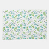 Gemengde Blauwgroen, groene Waterverf verliest pat Theedoek (Horizontaal)