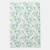 Gemengde Blauwgroen, groene Waterverf verliest pat Theedoek (Verticaal)