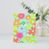 Gemengde bloemen briefkaart (Staand voorkant)