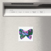 Gemengde bloemen Butterfly Magnet (Insitu (Vaatwasser))