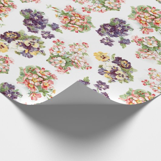   gemengde bloemen cadeaupapier (Hoek)