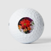 Gemengde bloemen golfballen (Voorkant)