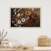 Gemengde Bloemen Poster (Keuken)