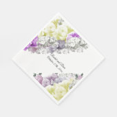 Gemengde bloemengele papieren servetten voor de br (Hoek)