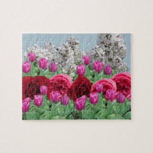 Gemengde Bloementuin Legpuzzel