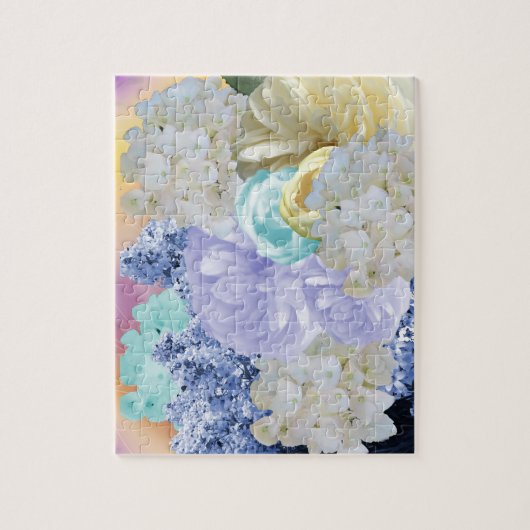 Gemengde Bloementuin Legpuzzel (Verticaal)
