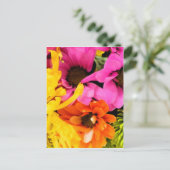 Gemengde boeket briefkaart (Staand voorkant)