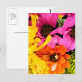 Gemengde boeket briefkaart (Voorkant / Achterkant)