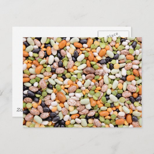 Gemengde bonen briefkaart (Voorkant / Achterkant)