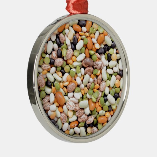 Gemengde bonen metalen ornament (Rechts)