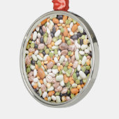 Gemengde bonen metalen ornament (Links)