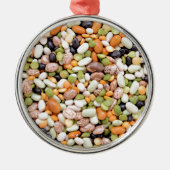 Gemengde bonen metalen ornament (Voorkant)