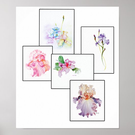 Gemengde Bouquet-printer Poster (Voorkant)