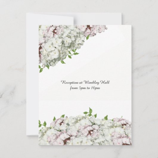 Gemengde Bouquet van de Uitnodiging van de Bericht (Achterkant)