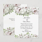 Gemengde Bouquet van de Uitnodiging van de Bericht (Voorkant / Achterkant)