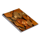 Gemengde Britse munt Notitieboek (Rechterzijde)