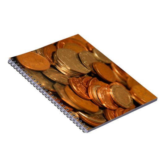 Gemengde Britse munt Notitieboek (Rechterzijde)