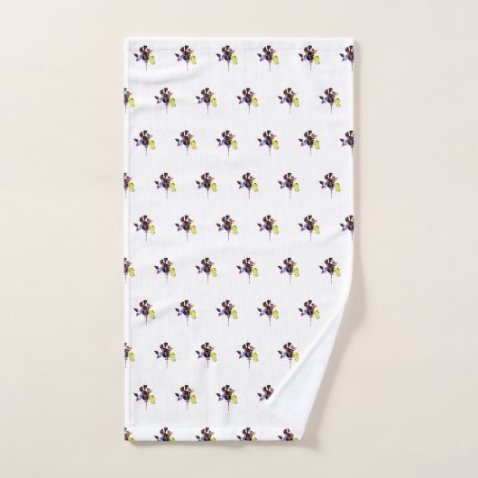 Gemengde Chevron Geo Bad Handdoek (Handdoek)