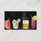 Gemengde cocktail Drinken | Mixologie Bartend Visitekaartje (Achterkant)