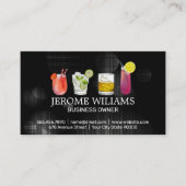 Gemengde cocktail Drinken | Mixologie Bartend Visitekaartje (Voorkant)