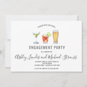 Gemengde Cocktail-Drinken Uitnodiging van de Parti (Voorkant)