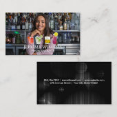 Gemengde cocktailDrinken | Mixology Bartender Visitekaartje (Voorkant / Achterkant)