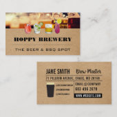 Gemengde cocktailDrinken | Visitekaartje van brouw (Voorkant / Achterkant)