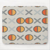 Gemengde codestralen Geometrische Patroonaangepast Muismat (Voorkant)