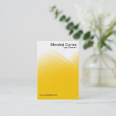 Gemengde curven - amber visitekaartje (Staand voorkant)