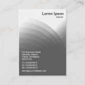 Gemengde curven - amber visitekaartje (Achterkant)