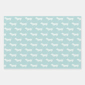 Gemengde Dachshund Wrapping Papier Blad Sets Inpakpapier Vel (Voorkant 2)